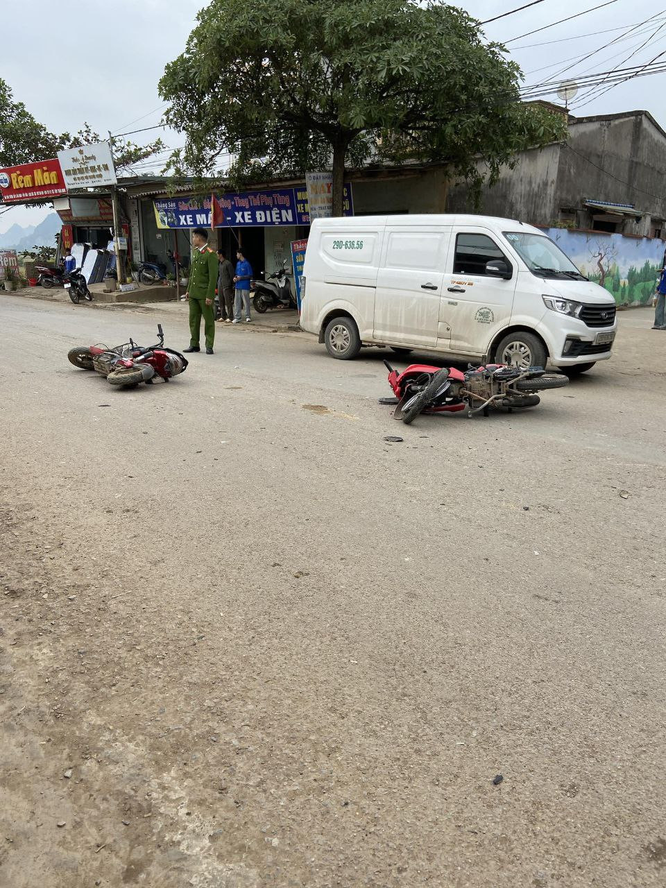 Hiện trường vụ tai nạn