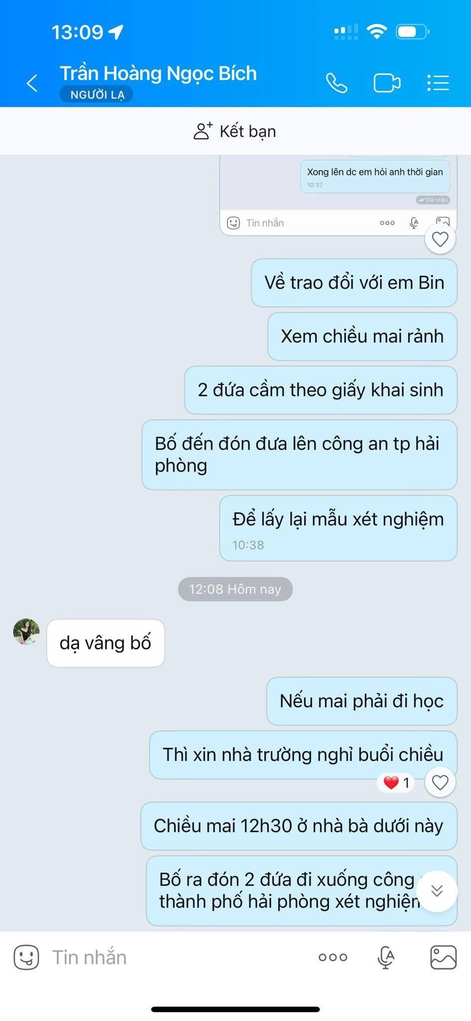 Tin nhắn bằng chứng 2