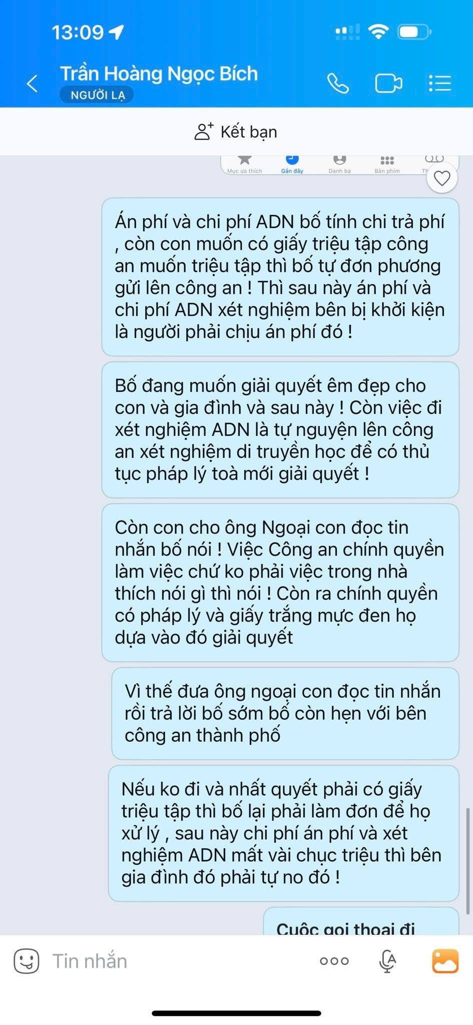 Tin nhắn bằng chứng 6